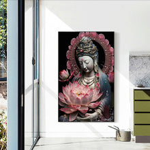 Load image into Gallery viewer, Diamond Painting - Full Round - buddhist lotus avalokitesvara (40*60CM)

