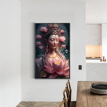 Load image into Gallery viewer, Diamond Painting - Full Round - buddhist lotus avalokitesvara (40*60CM)
