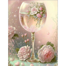 Load image into Gallery viewer, Diamond Painting - Full Round - flower crystal cup (30*40CM)
