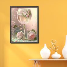 Load image into Gallery viewer, Diamond Painting - Full Round - flower crystal cup (30*40CM)
