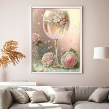 Load image into Gallery viewer, Diamond Painting - Full Round - flower crystal cup (30*40CM)
