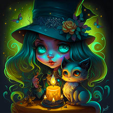 Load image into Gallery viewer, Diamond Painting - Full Round - elf girl (30*30CM)
