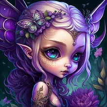 Load image into Gallery viewer, Diamond Painting - Full Round - elf girl (30*30CM)
