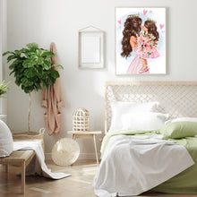 Load image into Gallery viewer, Diamond Painting - Full Round - mother&#39;s day mother and daughter (30*40CM)
