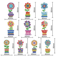 Load image into Gallery viewer, 10pcs DIY Crystal Diamond Pendant Paint by Number Single-sided for Gift (GS214)
