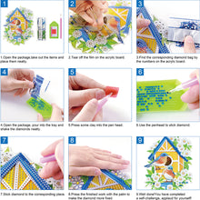 Load image into Gallery viewer, 10pcs DIY Crystal Diamond Pendant Paint by Number Single-sided for Gift (GS216)
