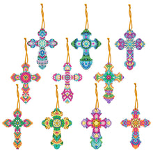 Load image into Gallery viewer, 10pcs DIY Crystal Diamond Pendant Paint by Number Single-sided for Gift (GS219)
