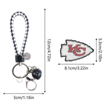 Load image into Gallery viewer, DIY Diamond Art Keychains Craft Rugby Team Badge Hanging Ornament (YS165)
