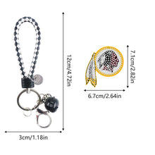 Load image into Gallery viewer, DIY Diamond Art Keychains Craft Rugby Team Badge Hanging Ornament (YS167)
