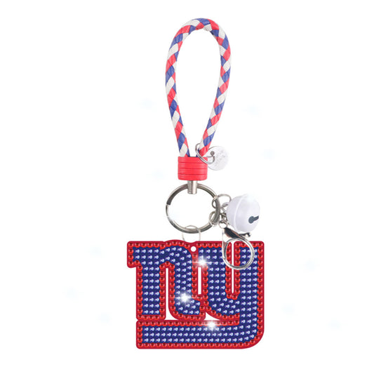 DIY Diamond Art Keychains Craft Rugby Team Badge Hanging Ornament (YS168)