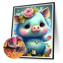 Load image into Gallery viewer, Diamond Painting - Full Round - Cartoon zodiac animal - pig (30*40CM)
