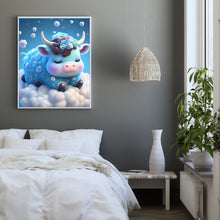 Load image into Gallery viewer, Diamond Painting - Full Round - Cartoon Zodiac Animal - Ox (30*40CM)
