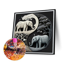 Load image into Gallery viewer, Diamond Painting - Full Round - Tai Chi elephant painting (30*30CM)
