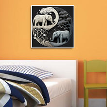 Load image into Gallery viewer, Diamond Painting - Full Round - Tai Chi elephant painting (30*30CM)
