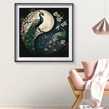 Load image into Gallery viewer, Diamond Painting - Full Round - Tai Chi Peacock Painting (30*30CM)
