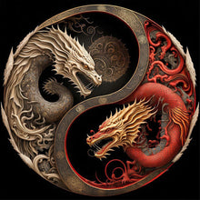 Load image into Gallery viewer, Diamond Painting - Full Round - Tai Chi Dragon Painting (30*30CM)
