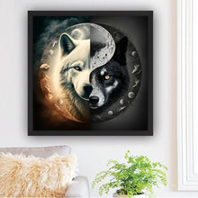 Load image into Gallery viewer, Diamond Painting - Full Round - Tai Chi wolf painting (30*30CM)

