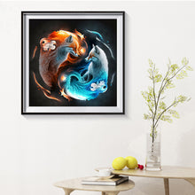 Load image into Gallery viewer, Diamond Painting - Full Round - Tai Chi Fox Painting (30*30CM)
