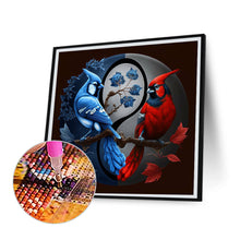 Load image into Gallery viewer, Diamond Painting - Full Round - Tai Chi red and blue bird painting (30*30CM)
