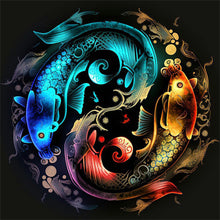 Load image into Gallery viewer, Diamond Painting - Full Round - Tai Chi Pisces Painting (30*30CM)
