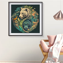 Load image into Gallery viewer, Diamond Painting - Full Round - Tai Chi tiger painting (30*30CM)
