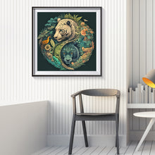 Load image into Gallery viewer, Diamond Painting - Full Round - Tai Chi tiger painting (30*30CM)
