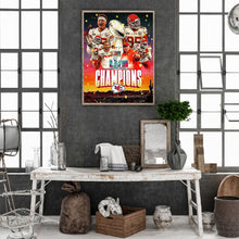 Load image into Gallery viewer, Diamond Painting - Full Round - kansas city chiefs (50*60CM)
