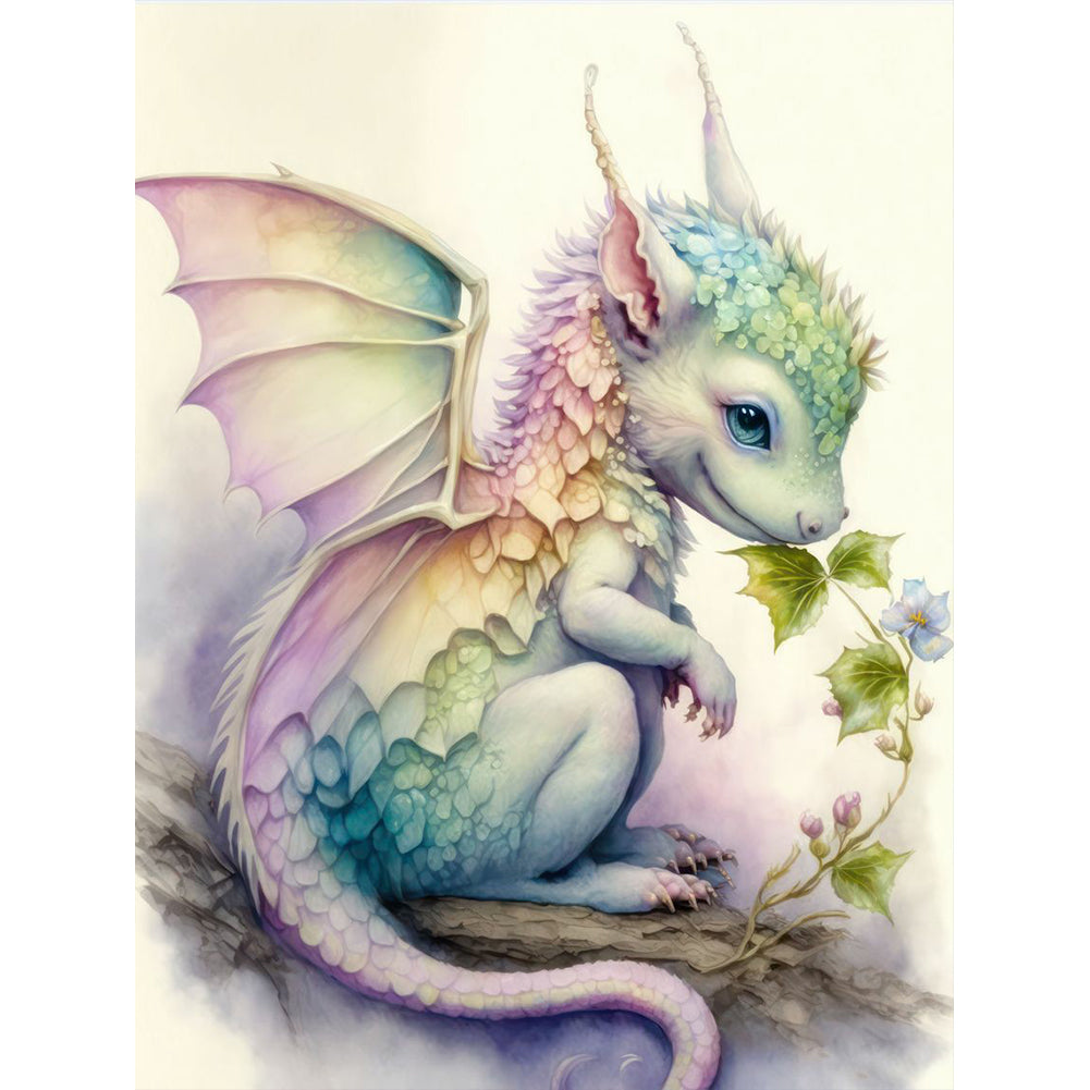 Diamond Painting - Full Round - little dragon (30*40CM)
