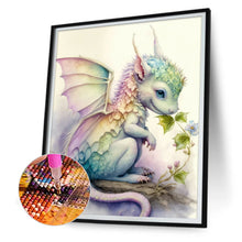 Load image into Gallery viewer, Diamond Painting - Full Round - little dragon (30*40CM)

