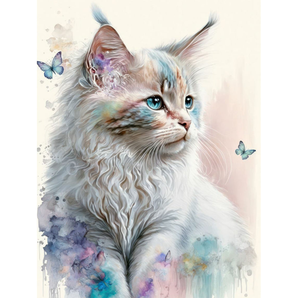 Diamond Painting - Full Round - cat (30*40CM)