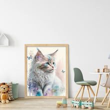 Load image into Gallery viewer, Diamond Painting - Full Round - cat (30*40CM)
