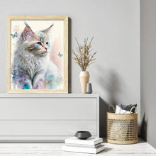 Load image into Gallery viewer, Diamond Painting - Full Round - cat (30*40CM)
