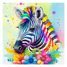 Load image into Gallery viewer, Diamond Painting - Full Round - color zebra (35*35CM)
