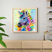 Load image into Gallery viewer, Diamond Painting - Full Round - color zebra (35*35CM)
