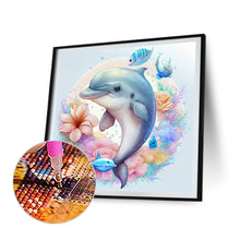 Load image into Gallery viewer, Diamond Painting - Full Round - dolphin (35*35CM)
