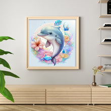 Load image into Gallery viewer, Diamond Painting - Full Round - dolphin (35*35CM)
