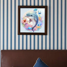 Load image into Gallery viewer, Diamond Painting - Full Round - dolphin (35*35CM)
