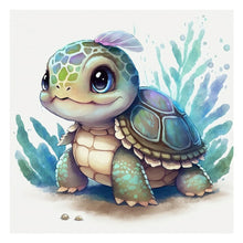 Load image into Gallery viewer, Diamond Painting - Full Round - sea turtle (35*35CM)
