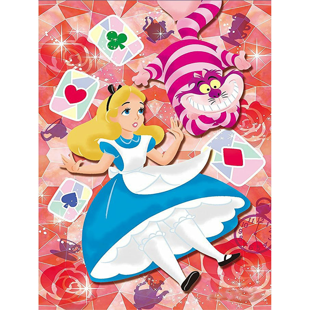 Diamond Painting - Full Round - alice in wonderland (30*40CM)