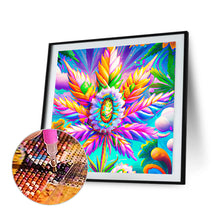 Load image into Gallery viewer, Diamond Painting - Full Round - marijuana leaf (30*30CM)

