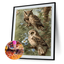 Load image into Gallery viewer, Diamond Painting - Full Round - owl (30*40CM)
