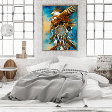 Load image into Gallery viewer, Diamond Painting - Full Round - eagle dream catcher (30*40CM)
