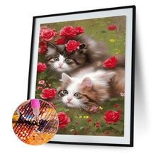 Load image into Gallery viewer, Diamond Painting - Full Round - the cat (30*40CM)
