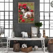 Load image into Gallery viewer, Diamond Painting - Full Round - the cat (30*40CM)
