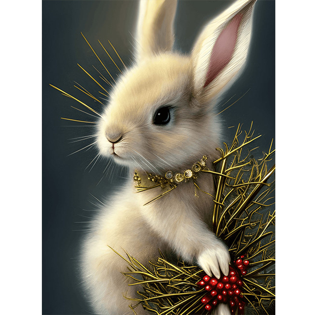 Diamond Painting - Full Round - rabbit (30*40CM)