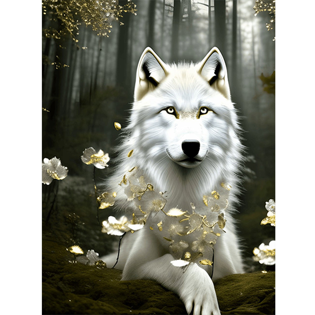 Diamond Painting - Full Round - Wolf (30*40CM)