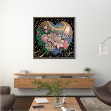 Load image into Gallery viewer, Diamond Painting - Partial Special Shaped - flowers love (30*30cm)
