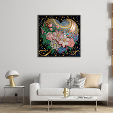 Load image into Gallery viewer, Diamond Painting - Partial Special Shaped - flowers love (30*30cm)
