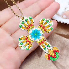 Load image into Gallery viewer, 6pcs Diamond Painting Keychains Kit Handmade DIY Hanging Ornament (YSK127)
