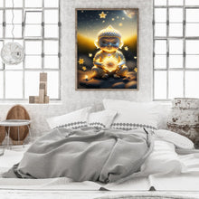 Load image into Gallery viewer, Diamond Painting - Full Round - halo buddha statue (30*40CM)
